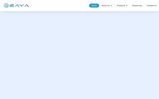 Screenshot of zaya.ai
