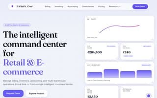 Screenshot of zenflow.ai