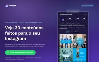Screenshot of zenpost.ai