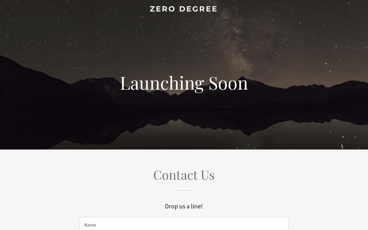 Screenshot of zerodegree.ai