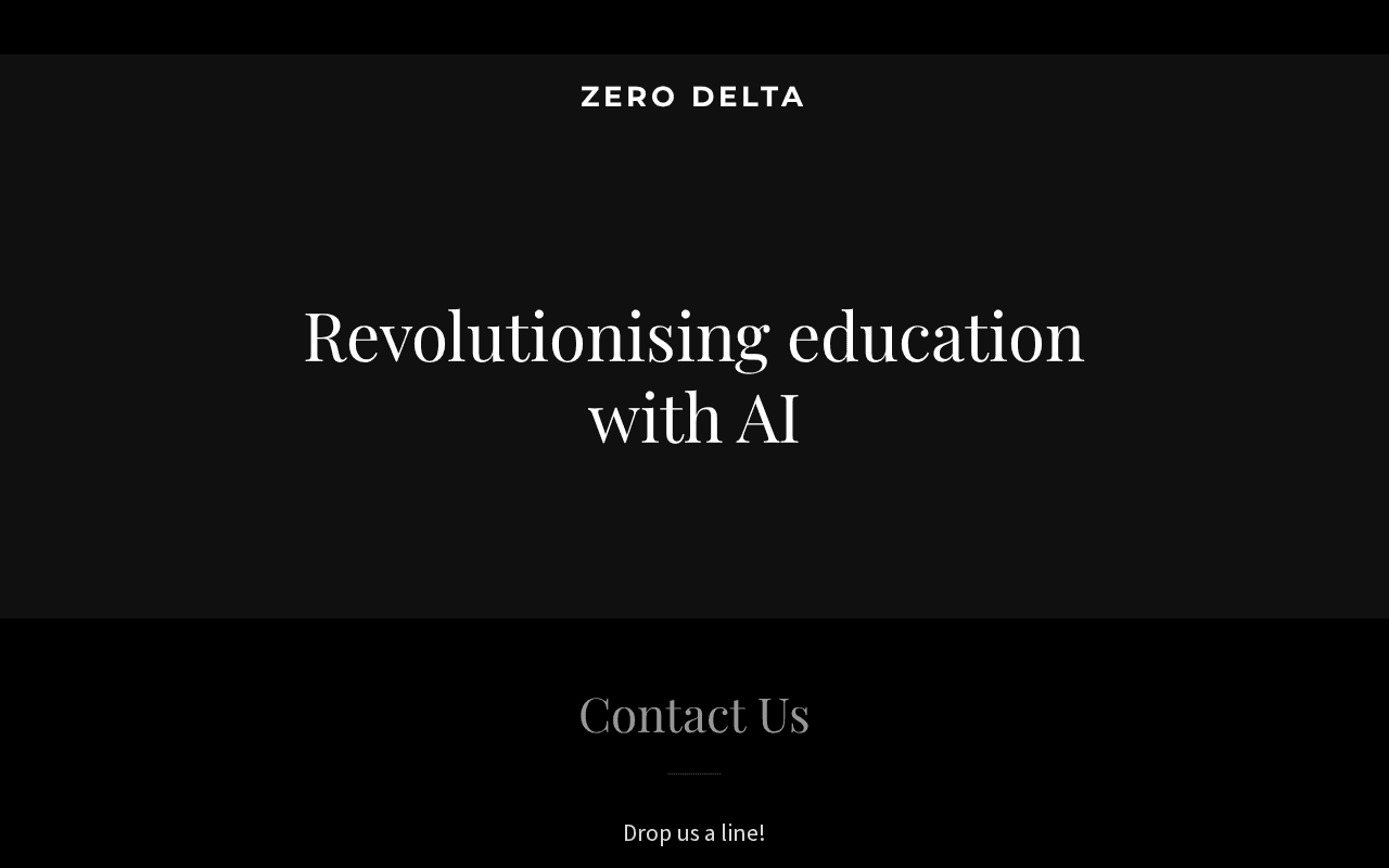Screenshot of zerodelta.ai