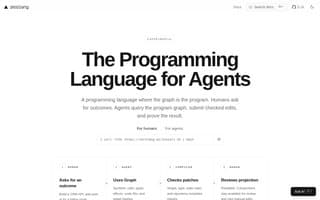 Screenshot of zerolang.ai