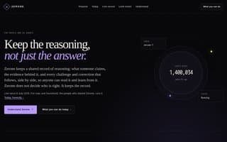 Screenshot of zerone.ai