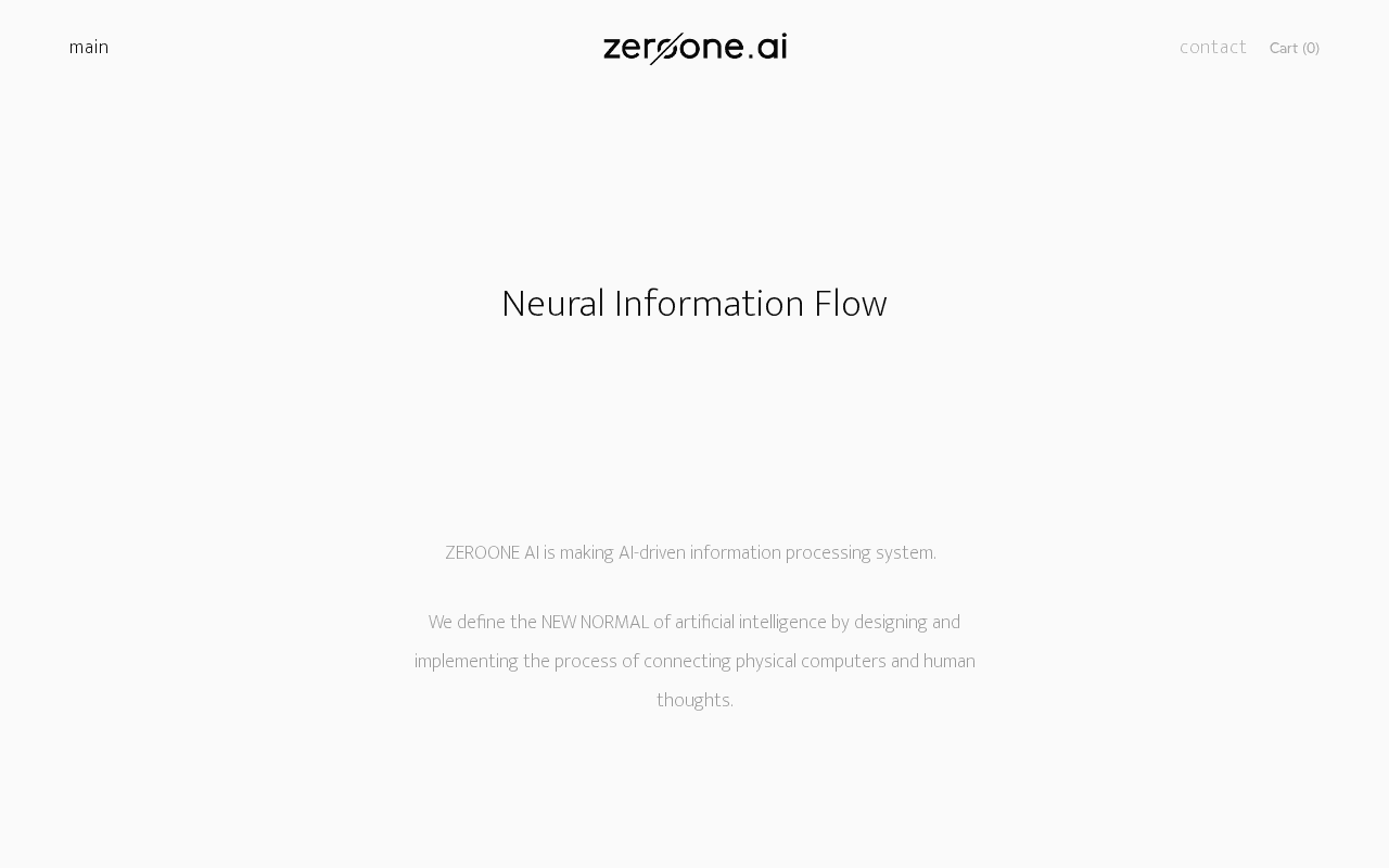 Screenshot of zeroone.ai