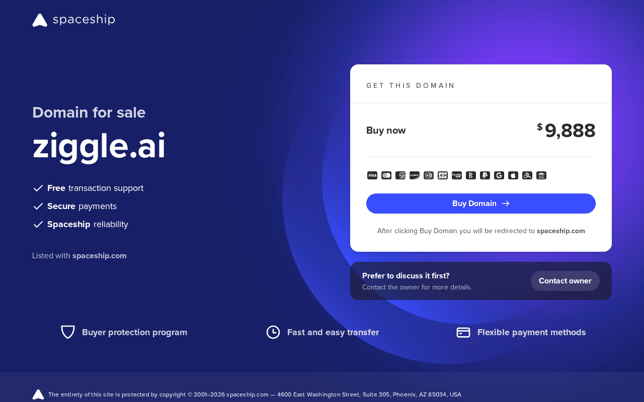Screenshot of ziggle.ai