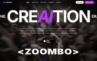 Screenshot of zoombo.ai