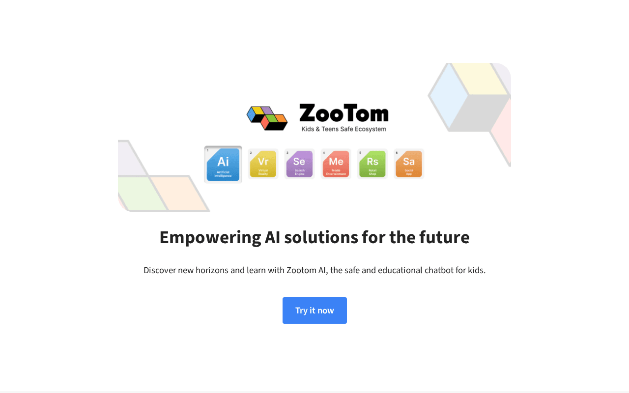 Screenshot of zootom.ai