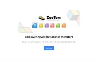 Screenshot of zootom.ai
