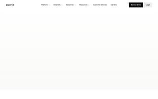 Screenshot of zowie.ai