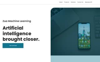 Screenshot of zua.ai