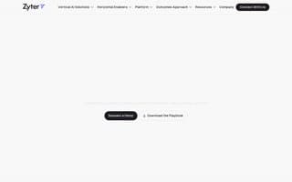 Screenshot of zyter.ai