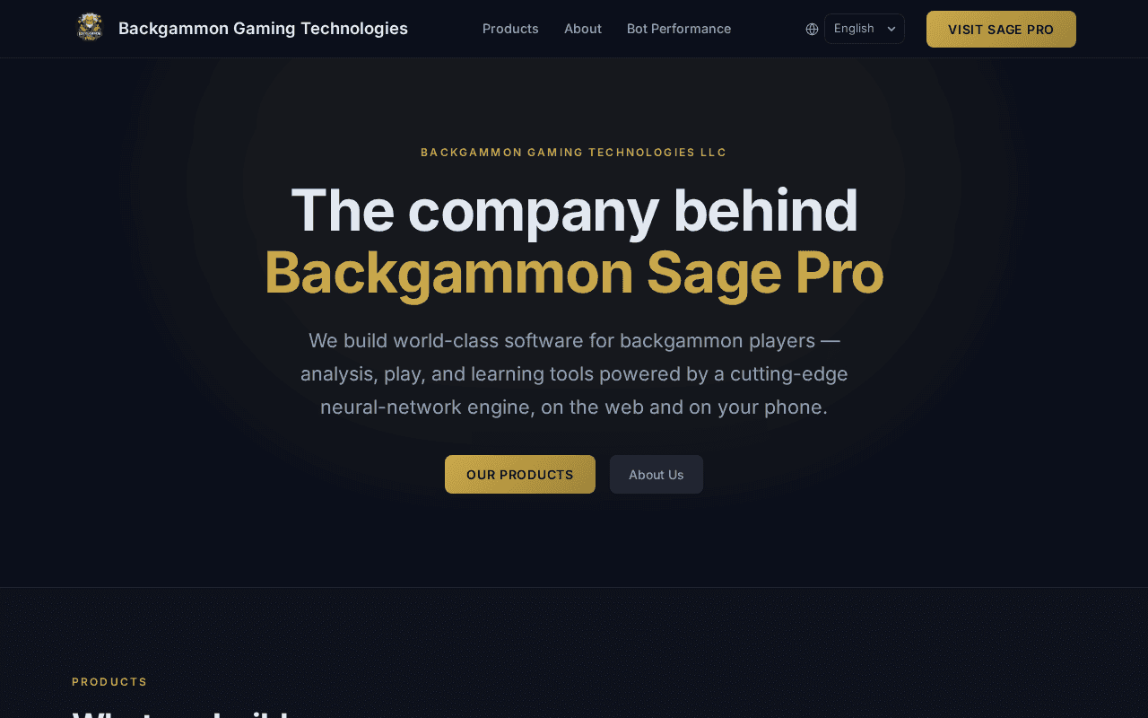 Screenshot of bgsage.ai