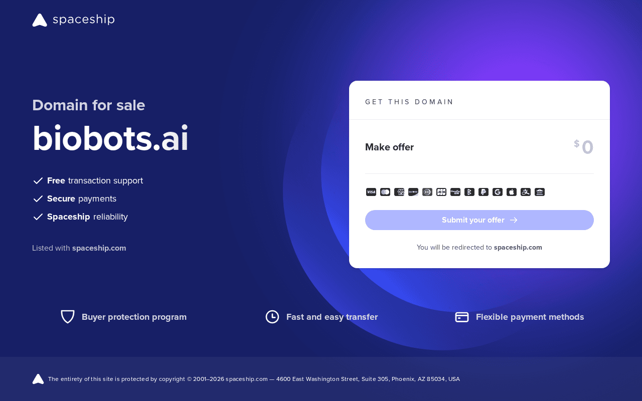 Screenshot of biobots.ai