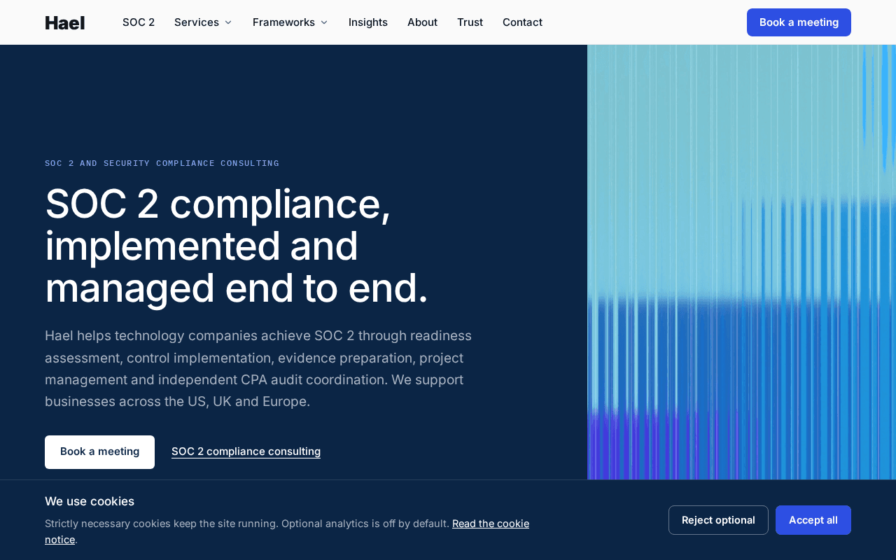 Screenshot of hael.ai