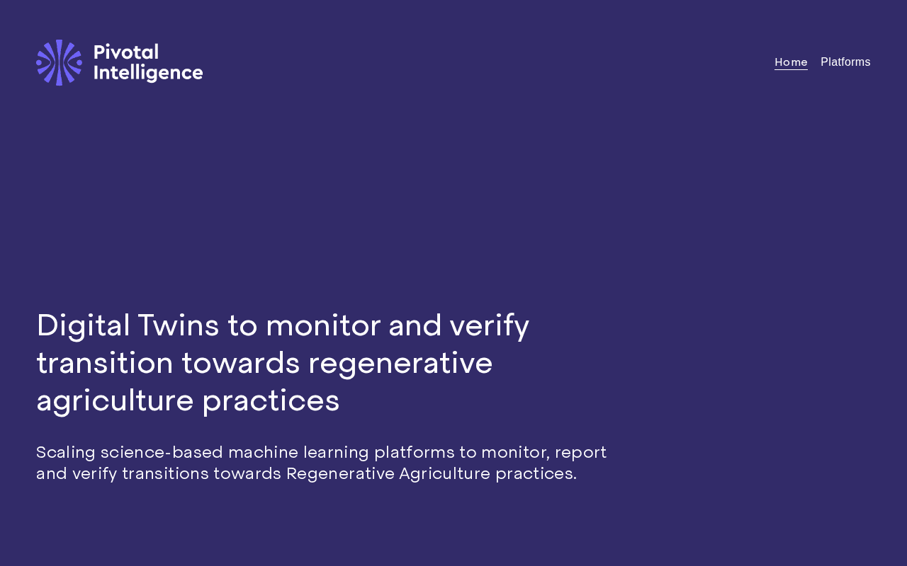 Screenshot of pivotalintelligence.ai