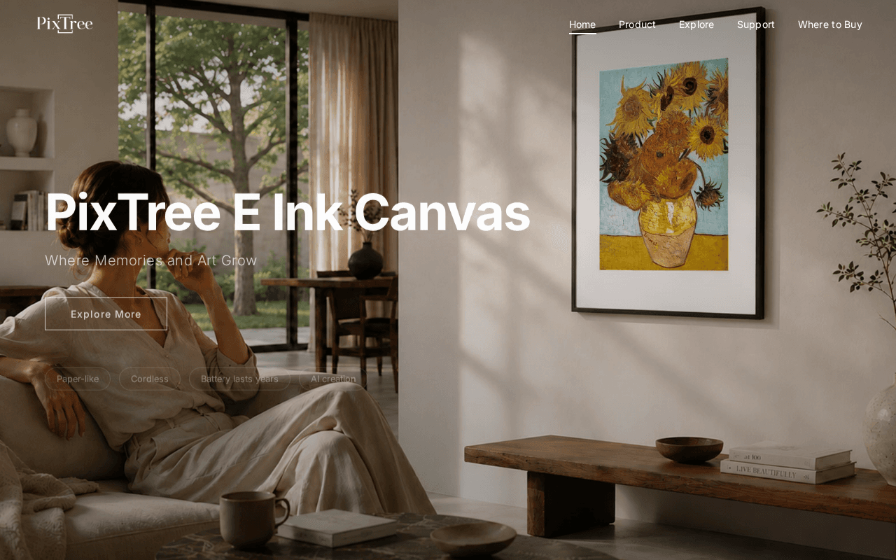 Screenshot of pixtree.ai