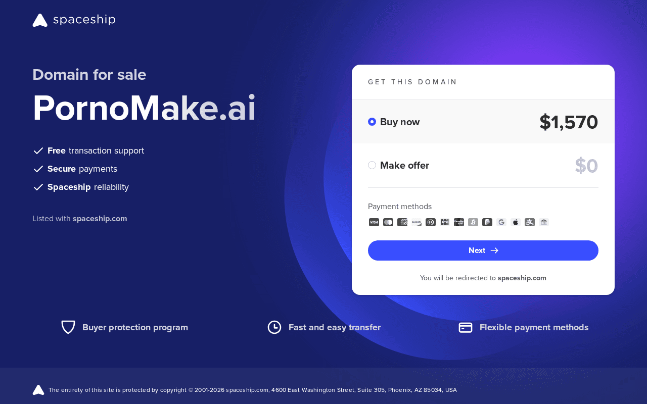 Screenshot of pornomake.ai