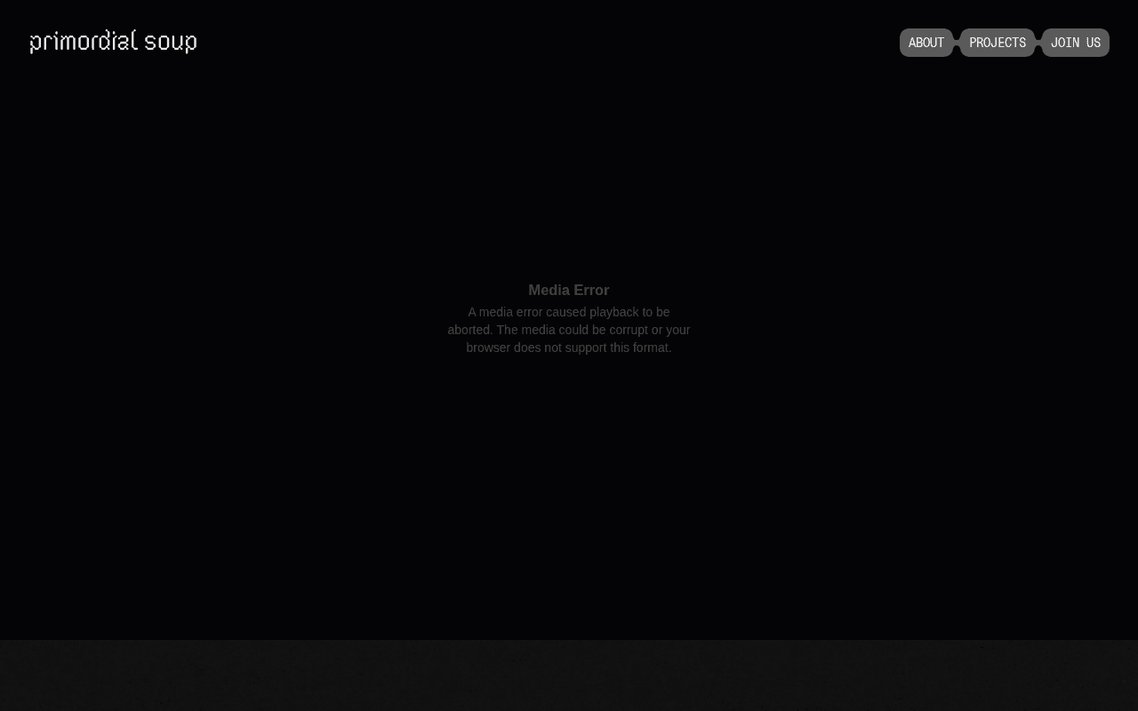 Screenshot of primordialsoup.ai