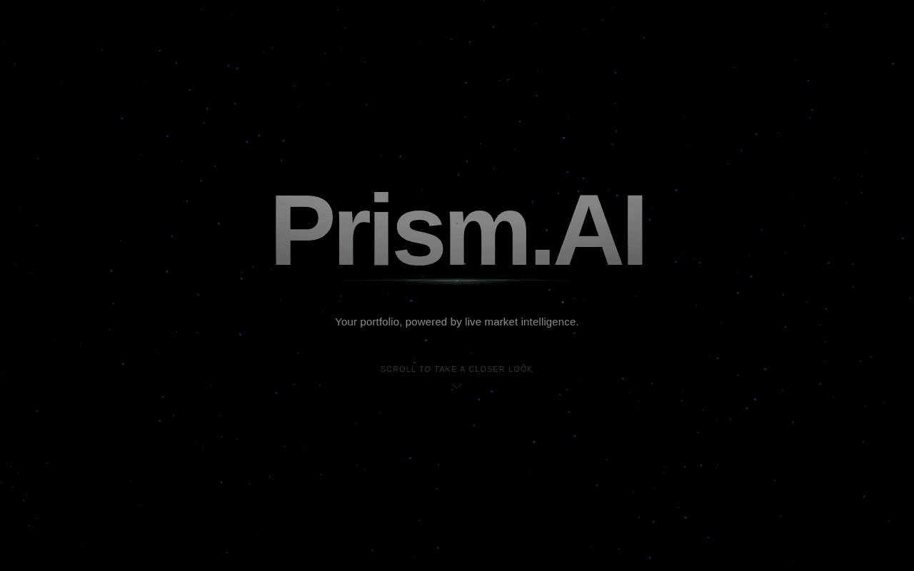 Screenshot of prismclarity.ai