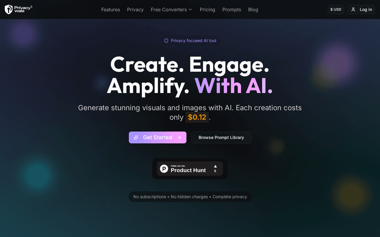 Screenshot of privacywala.ai