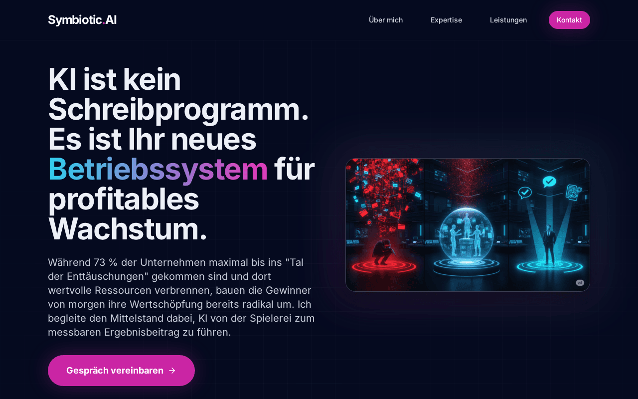 Screenshot of ps-symbiotic.ai