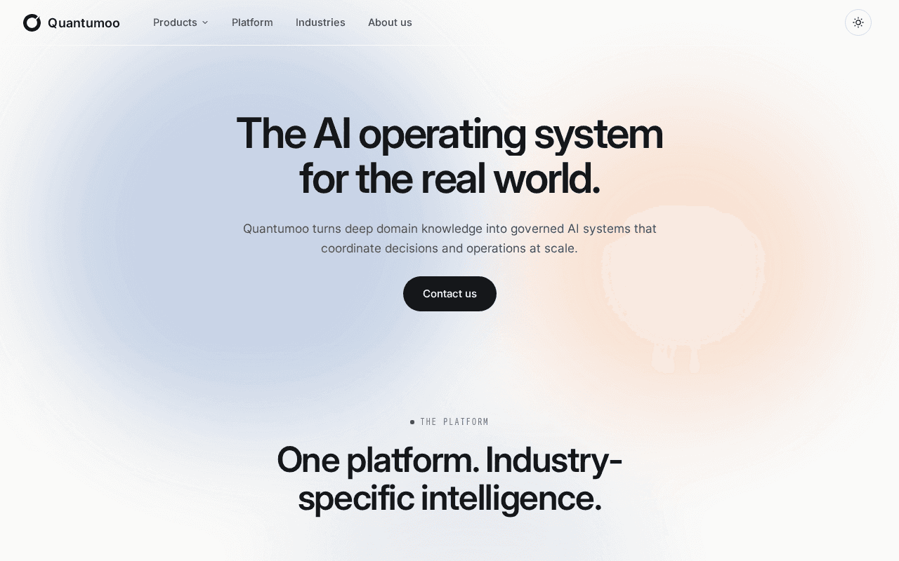 Screenshot of quantumoo.ai