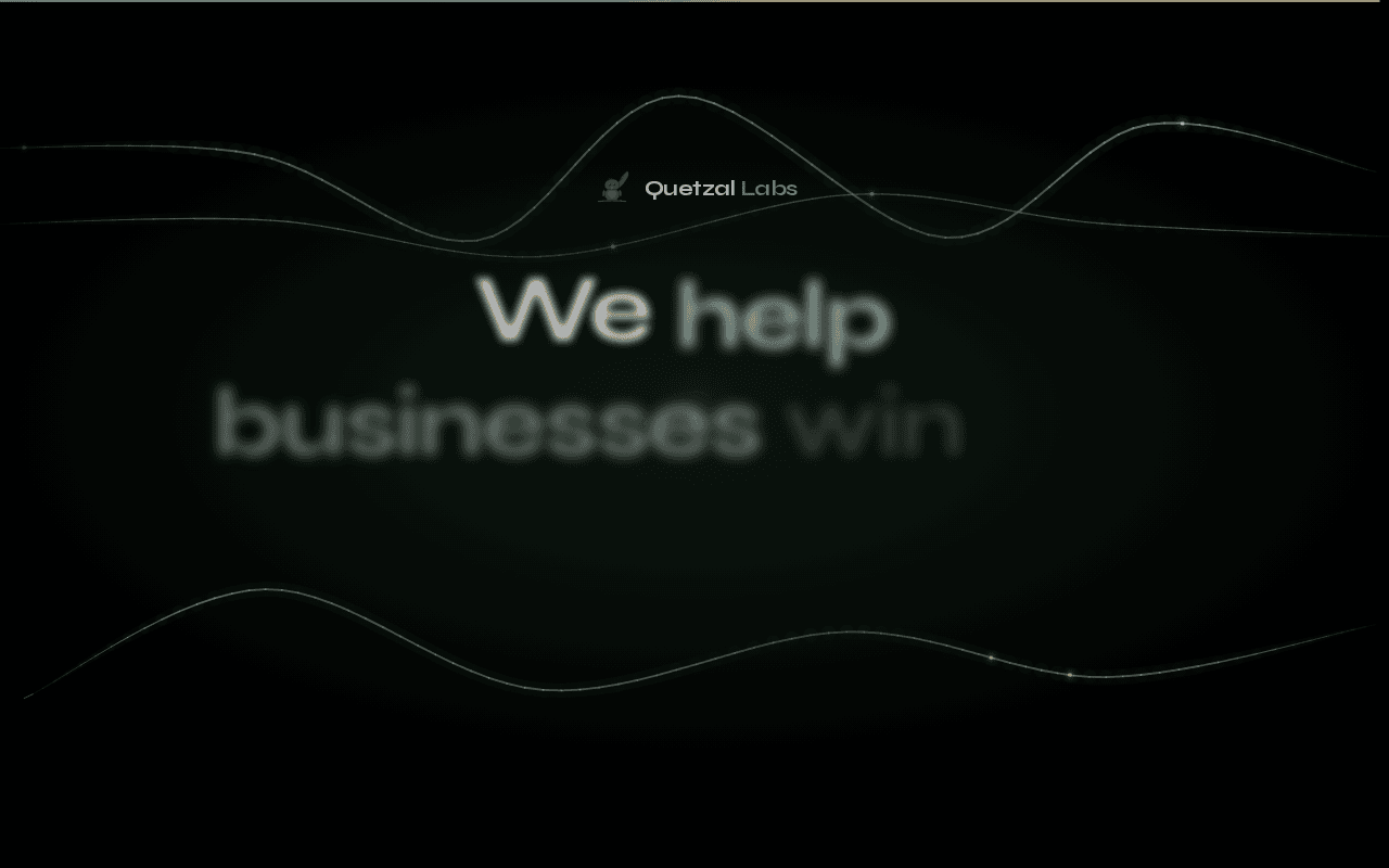 Screenshot of quetzals.ai