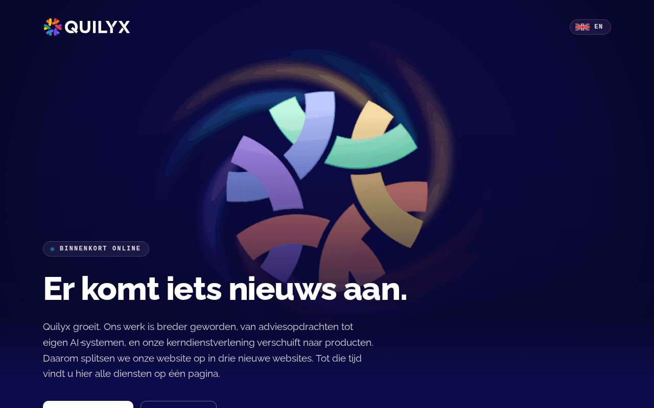 Screenshot of quilyx.ai