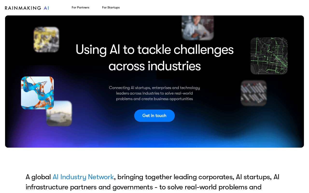 Screenshot of rainmaking.ai