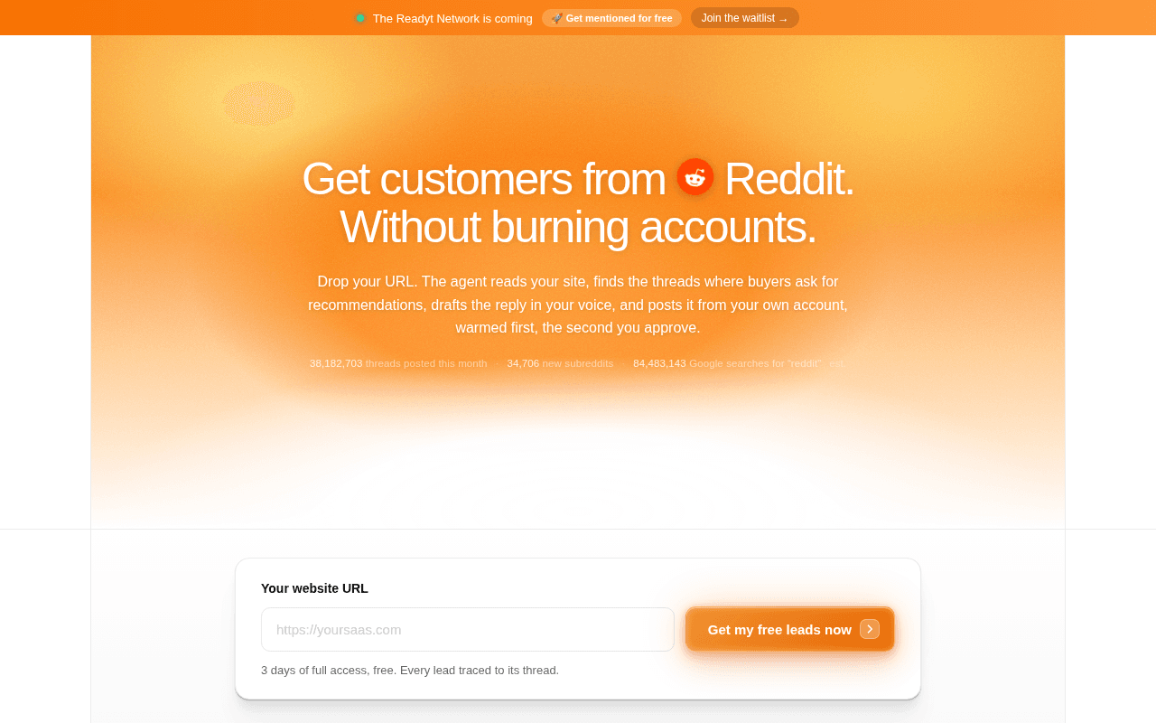 Screenshot of readyt.ai