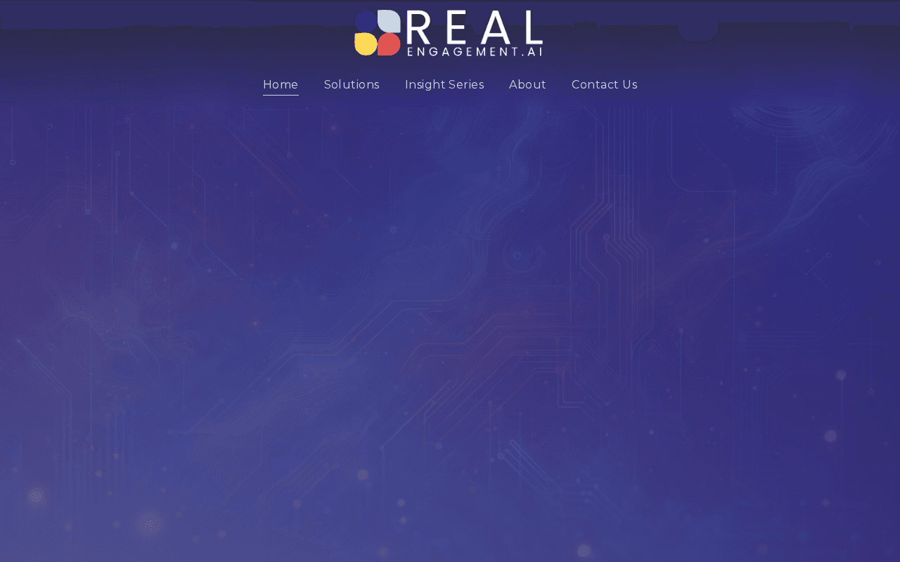 Screenshot of realengagement.ai