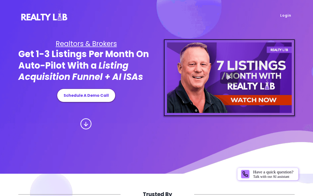 Screenshot of realtylab.ai