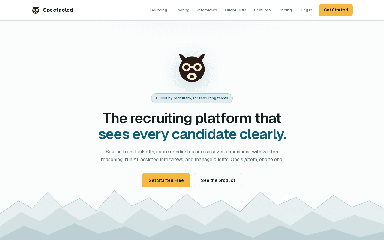 Screenshot of recruitinglm.ai