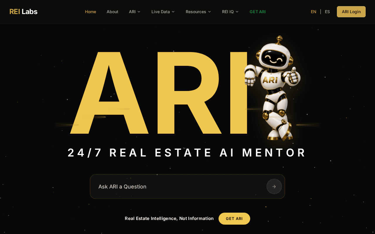 Screenshot of reilabs.ai