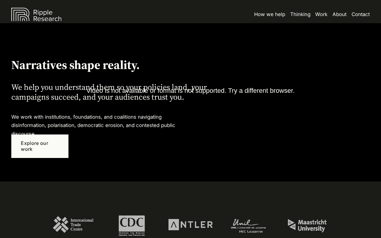 Screenshot of rippleresearch.ai