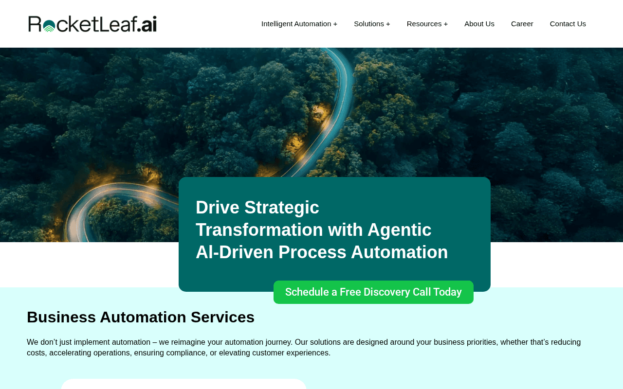 Screenshot of rocketleaf.ai