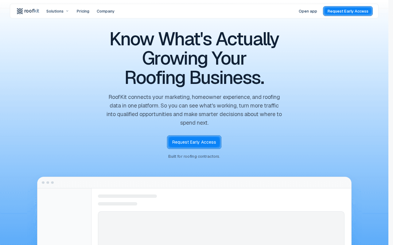 Screenshot of roofkit.ai