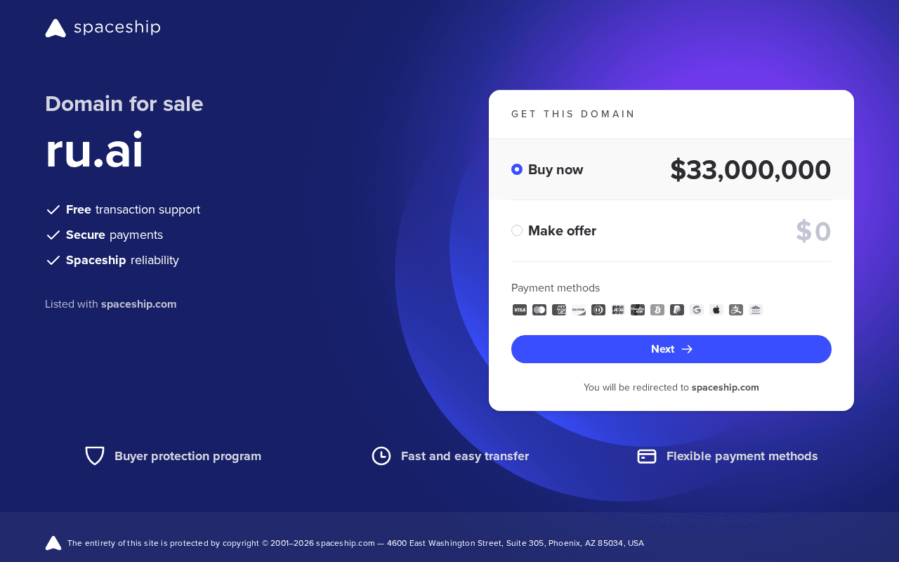 Screenshot of ru.ai