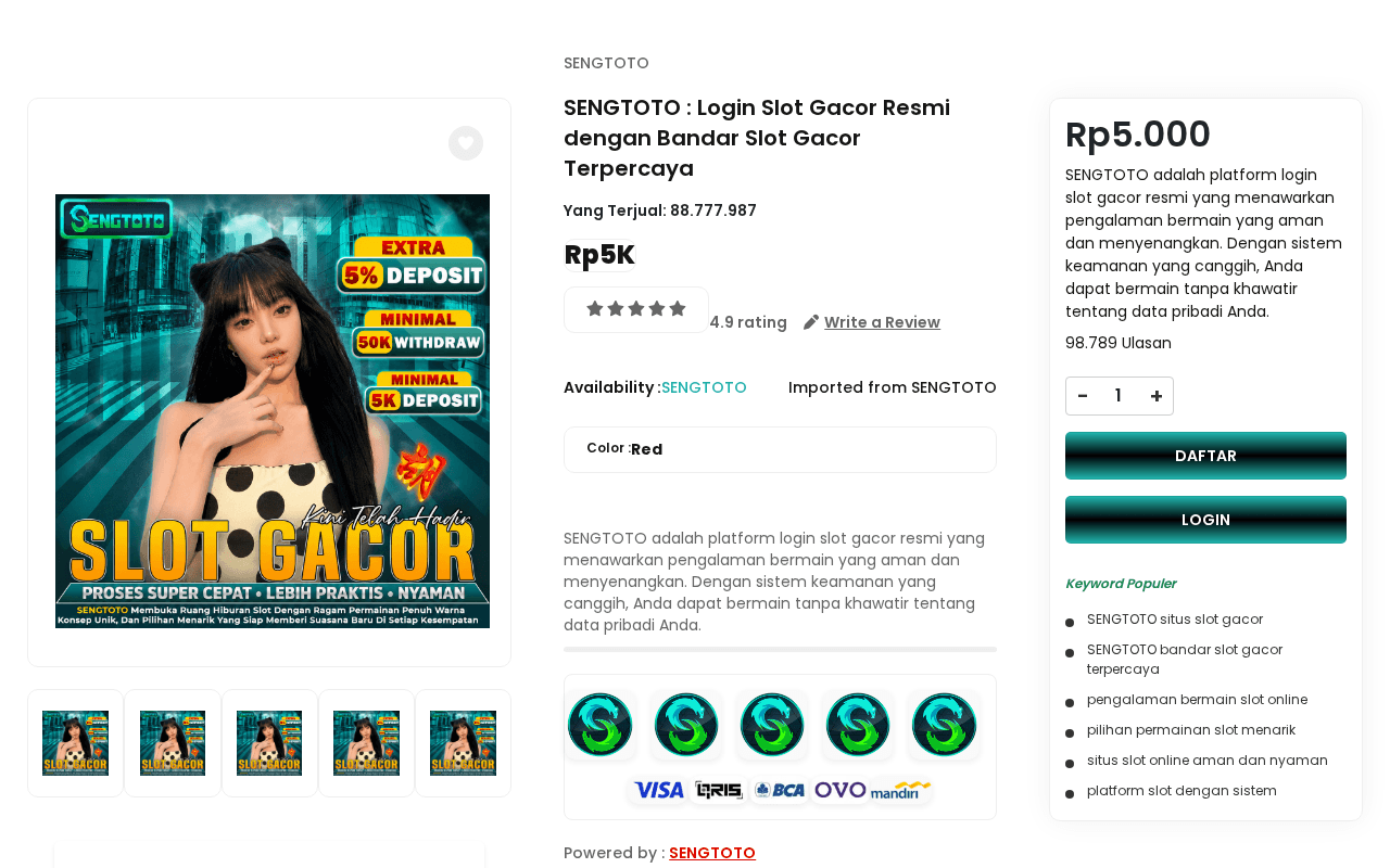 Screenshot of sengtoto.ai