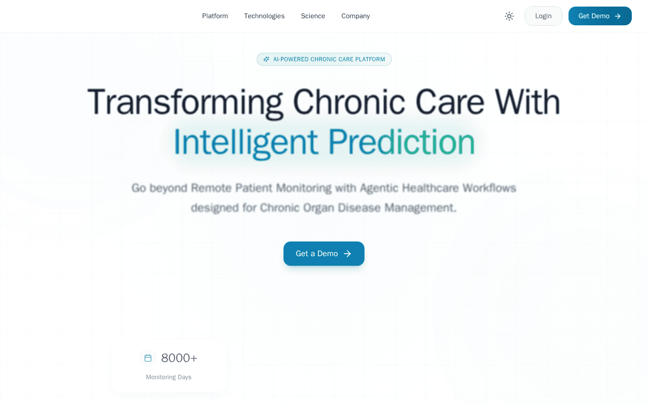 Screenshot of sensearly.ai