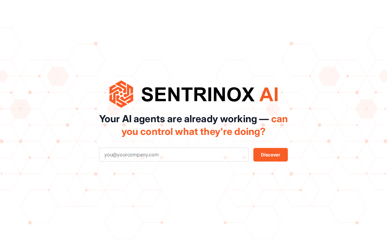 Screenshot of sentrinox.ai