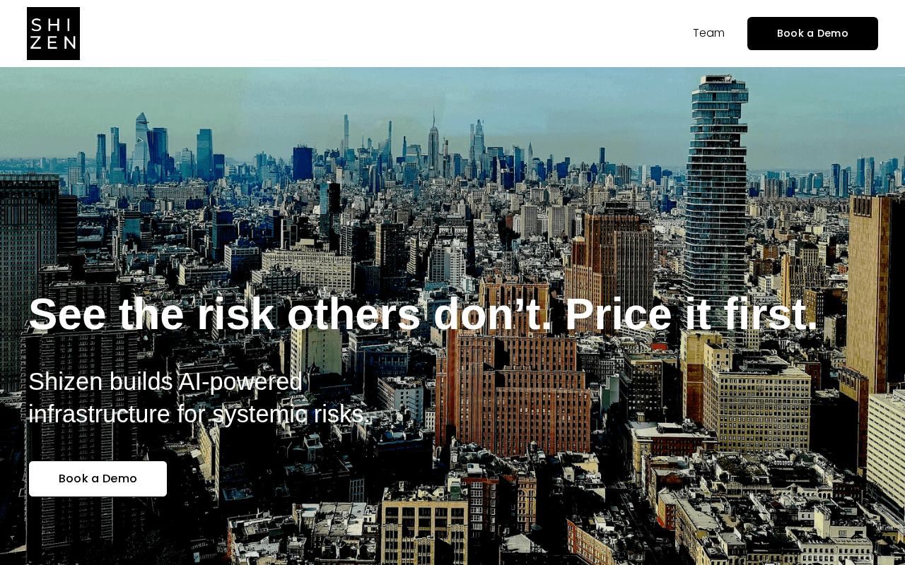 Screenshot of shizen.ai