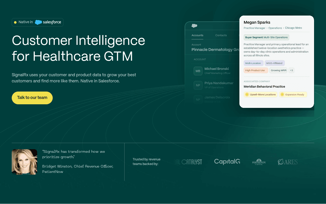 Screenshot of signalrx.ai