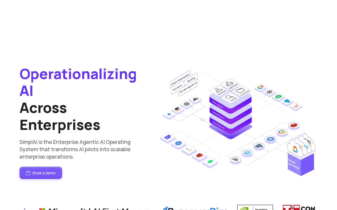 Screenshot of simplai.ai