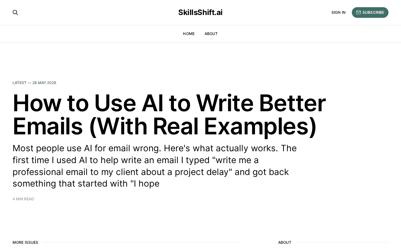 Screenshot of skillsshift.ai