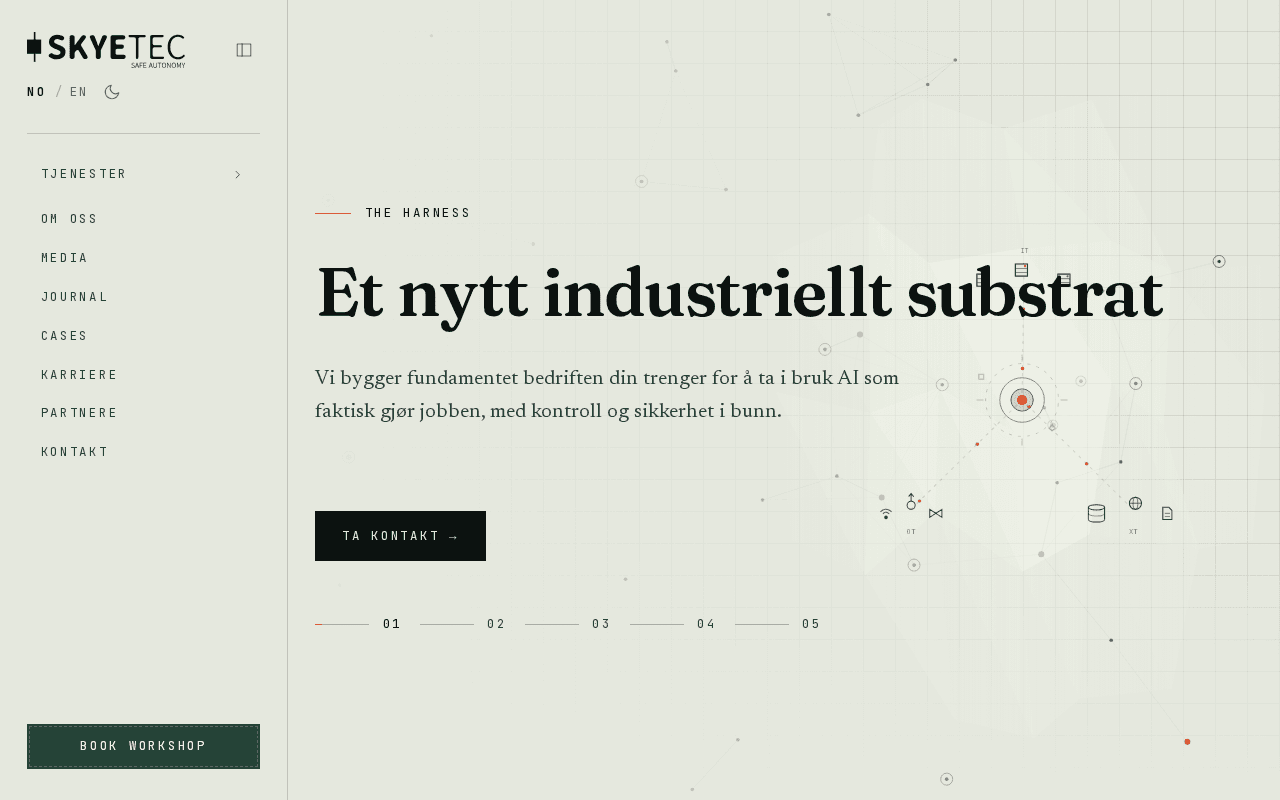 Screenshot of skyetec.ai