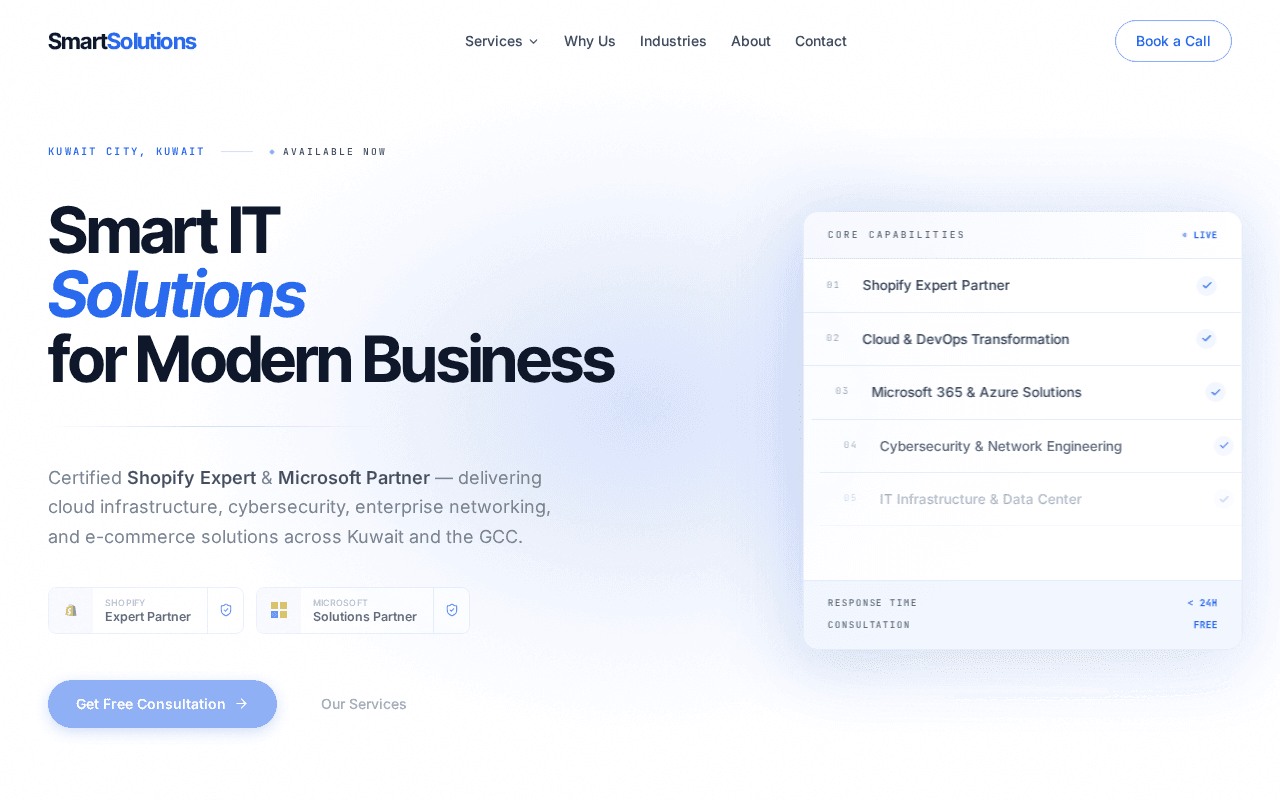Screenshot of smartsolution.ai
