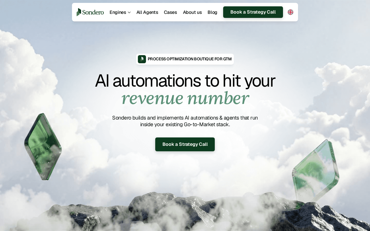 Screenshot of sondero.ai