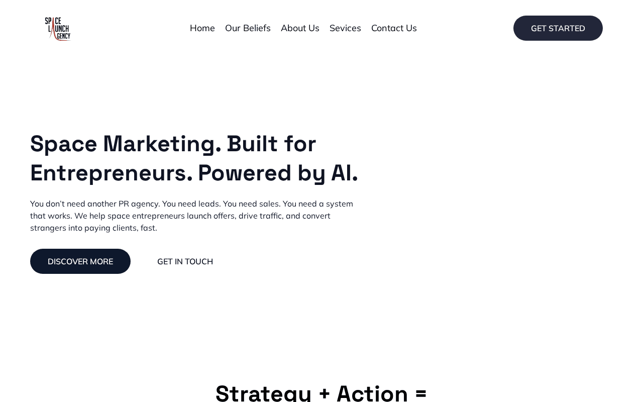 Screenshot of spacemarketing.ai
