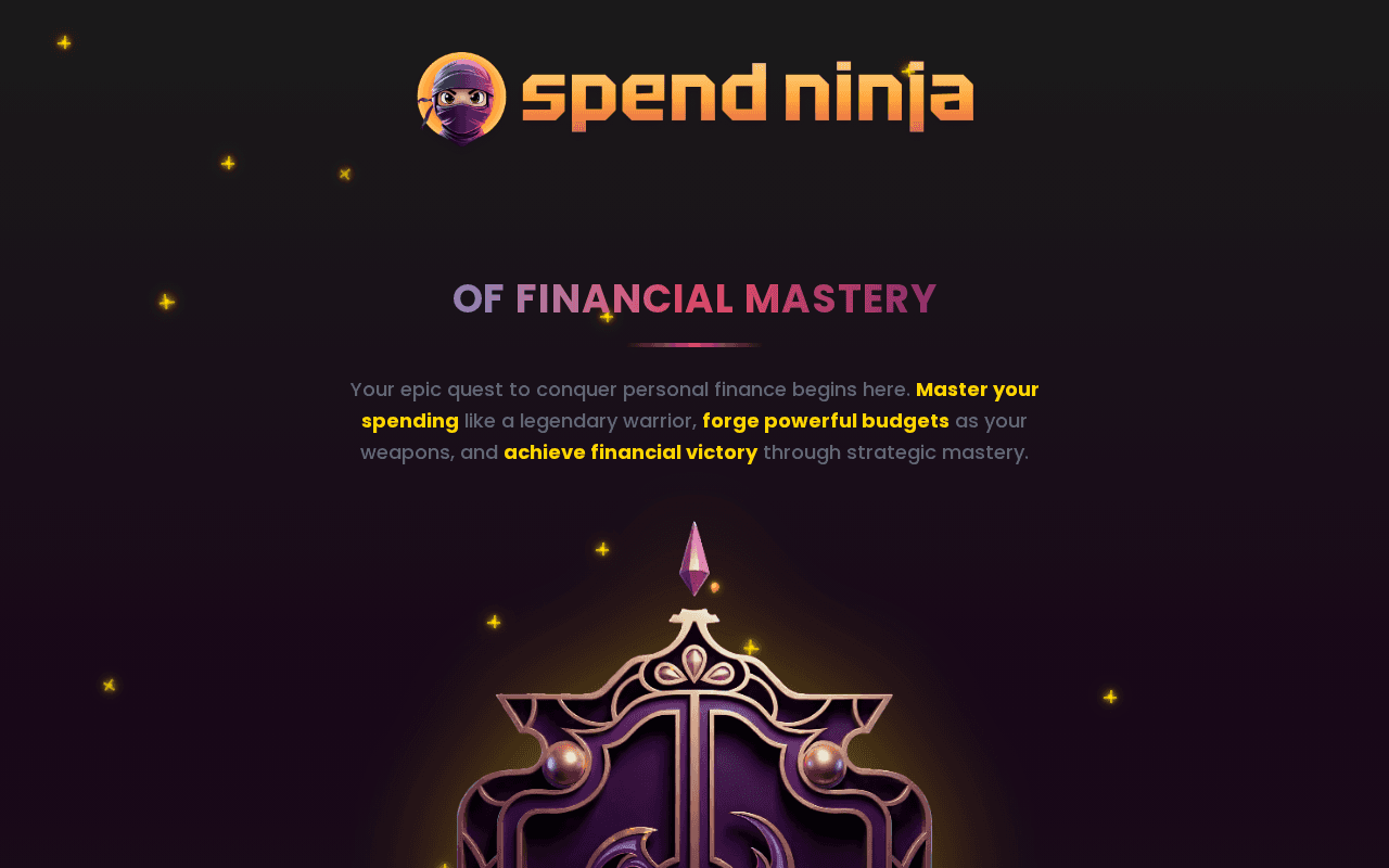 Screenshot of spendninja.ai